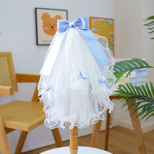 Pet Clothes Dog Cat Clothing Small Dog Puppy Cute Romantic Clothing Wedding Dress Accessories Cinderella Veil