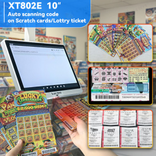 Xingtong Xt802E Touch Screen Scanner Multi-Language Scanner Price Checker Lottery Ticket Checker