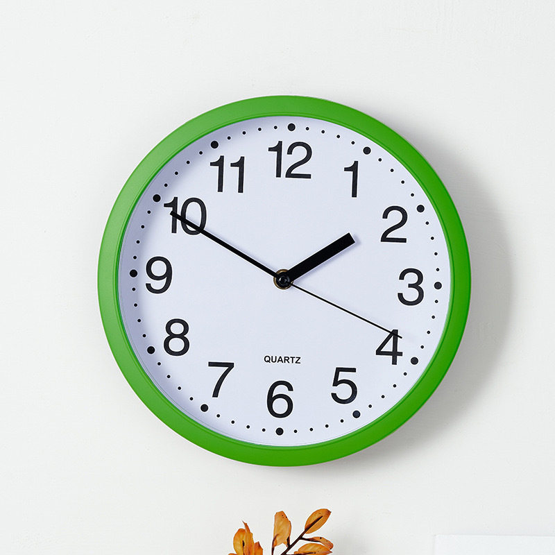 Directo de fábrica al por mayor moderno minimalista sala de estar dormitorio moda Reloj de pared Escuela Hogar versátil color caramelo Reloj de pared