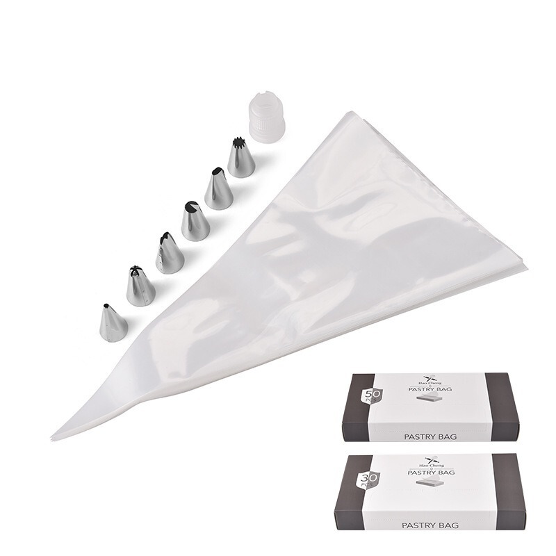 Extras Thick Explosion-proof Disposable Decorating Bag Boxed Cake Decorating Tools Baking Milk Oil Bag Decorating Mouth suit Extras Thick Explosion-proof Disposable Decorating Bag Boxed Cake Decorating Tools Baking Milk Oil Bag Decorating Mouth suit