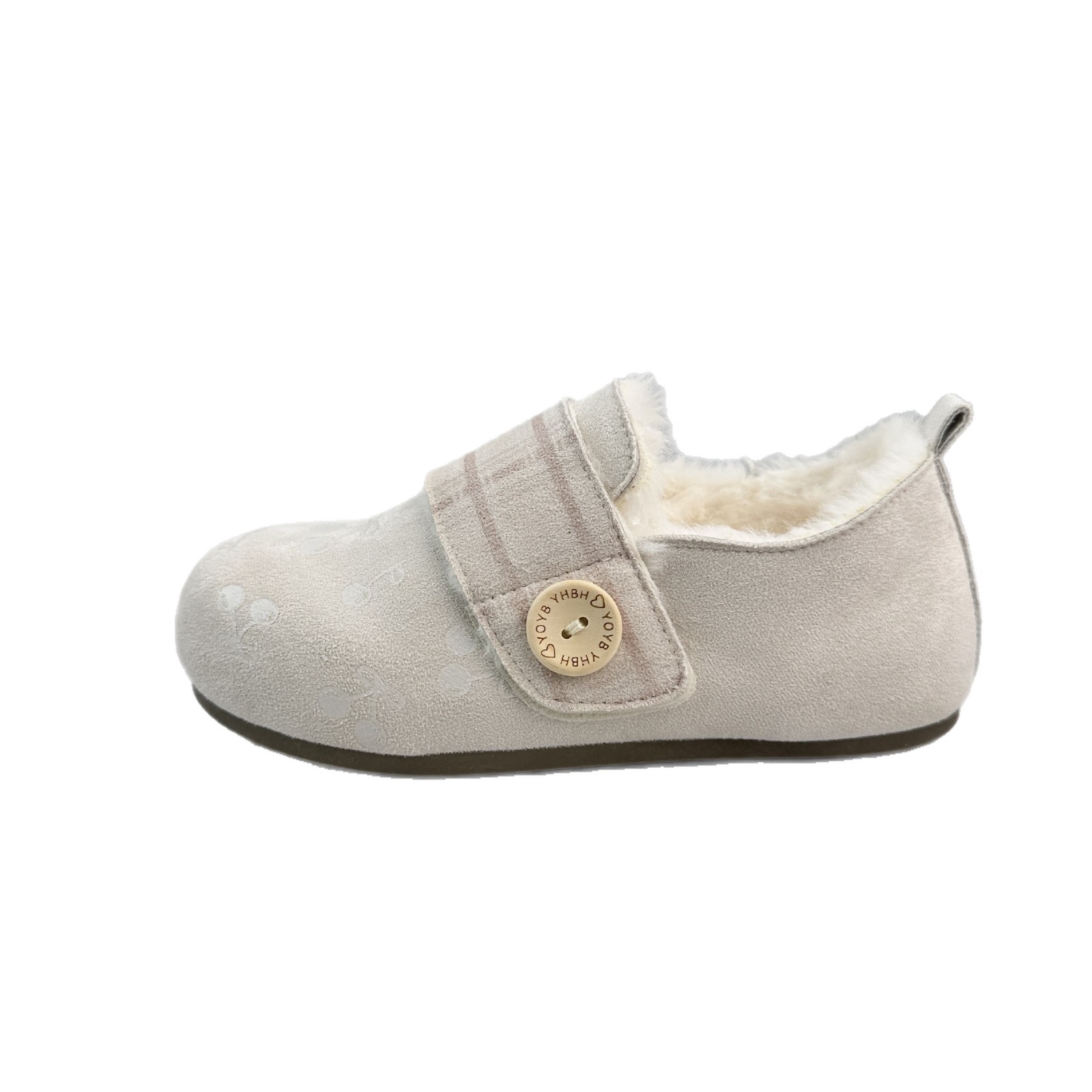Farwave dulce viento simple Bocken zapatos de mujer 2025 nuevo invierno más terciopelo exterior impresión universal zapatos de nicho de mujer