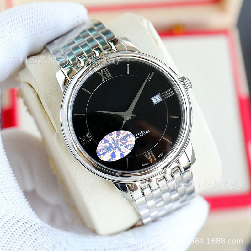 Mks Big Factory De Ville Series Men's Watch Fully Automatic Stainless Steel Strap De Ville Imported 9015 Sports Men's Watch