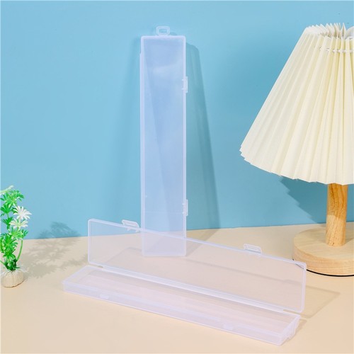 Component box long storage box soldering iron extended parts box plastic transparent box water chalk brush accessories box