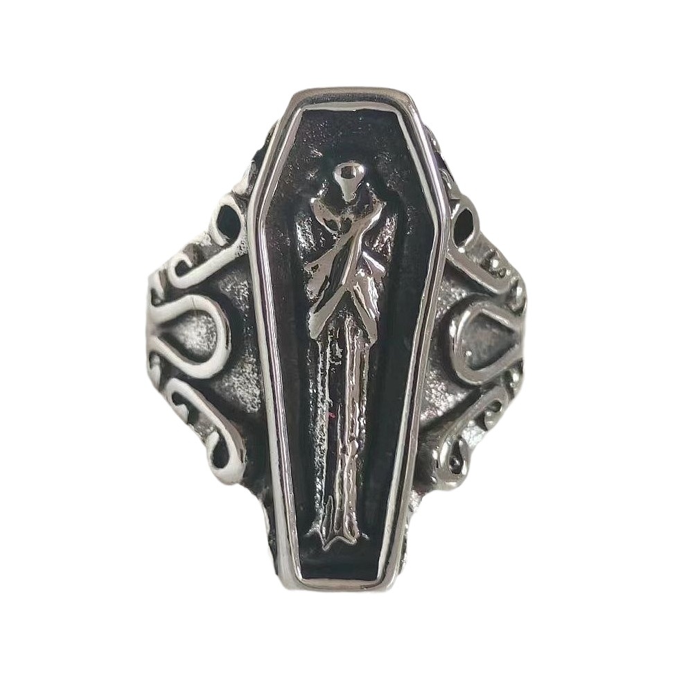 Anello bare gotiche vampiro vintage stile punk da donna_voghion.com