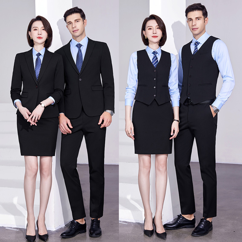 Suit Men's and Women's suit Workplace Dress Business Suit Elastic Slim Fall/Winter Two-button Jacket 4S Sales
