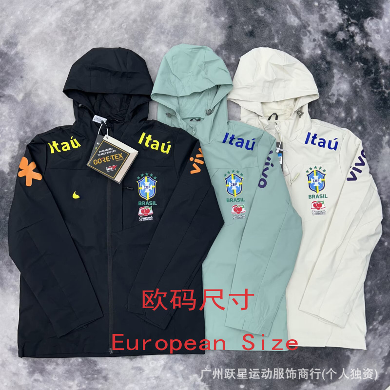 Eu Size Brazil Jacket Neymar Hooded Lightweight Unisex Casual Wear Chelsea Jersey Series