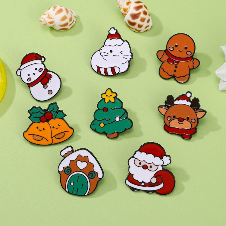 creative Christmas cartoon cute brooch