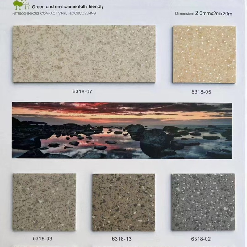 病院/老人ホーム向けの商業用PVCプラスチック床、特別な厚みのある耐摩耗性床用接着剤、接着剤不使用のセメント床の直接舗装|undefined