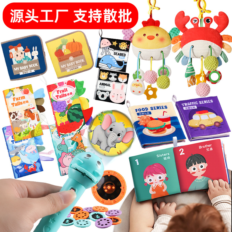 Lavable con agua, mordida, mano, desgarro, 0 - 1 años de edad, enseñanza temprana para bebés, libro de cola de jungla tridimensional, juguete cognitivo para bebés