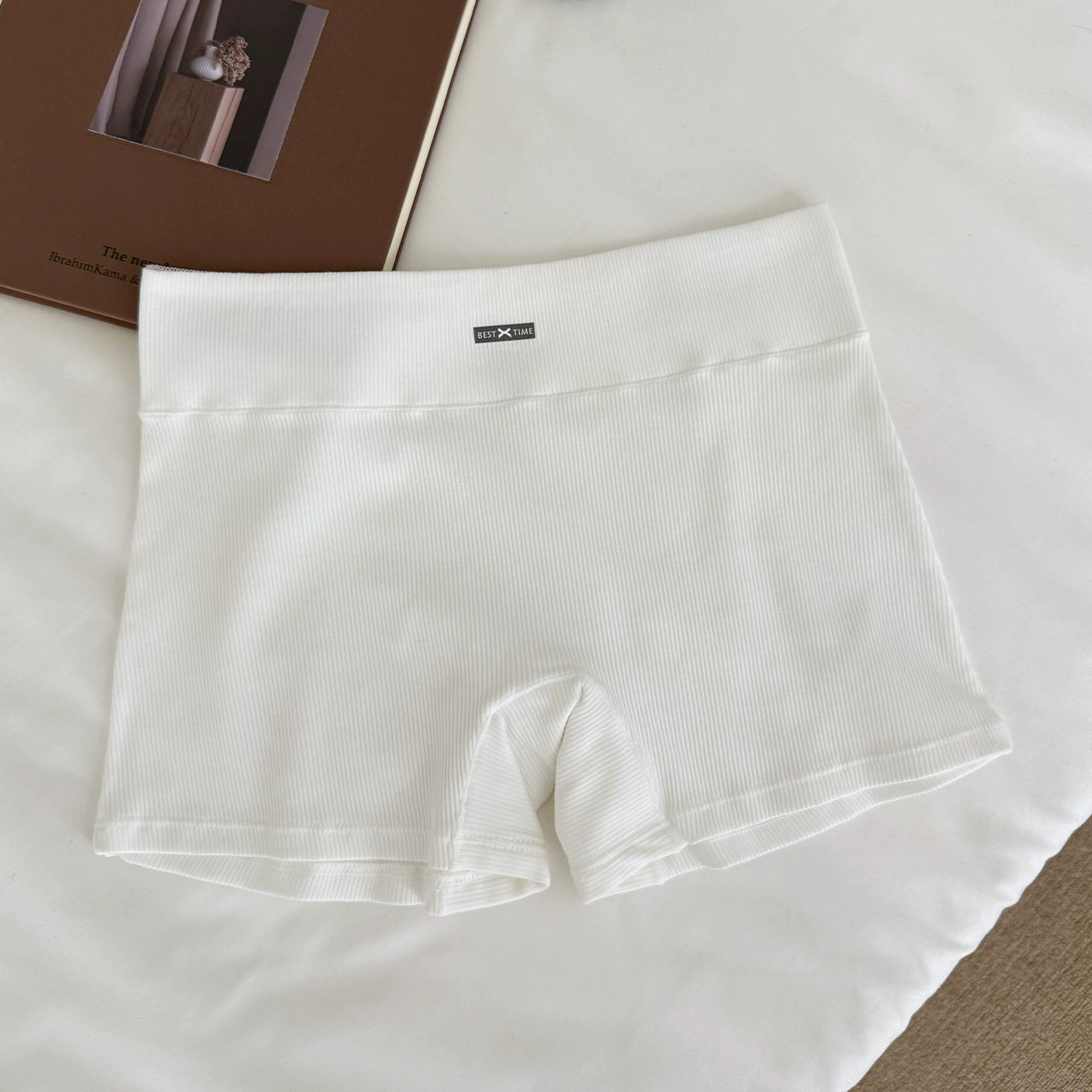 Safe trousers, antibacterial cotton protective underware, thin leggings, mid rise