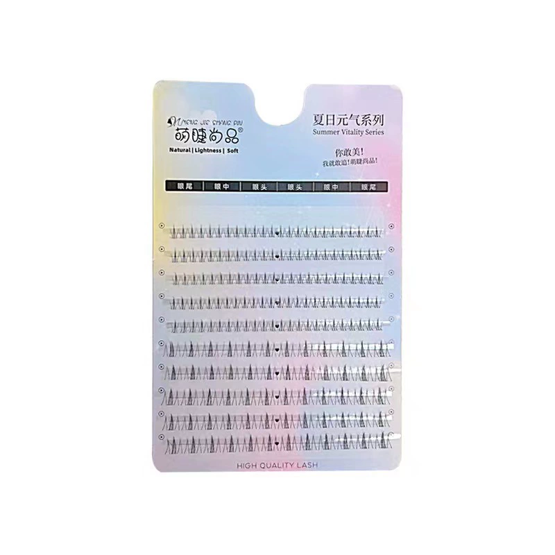 Two-in-One Cluster Lower Eyelashes Set, Natural Comic Styles, Beginner Friendly