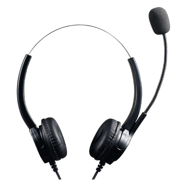 ヘッドセット式電話イヤホン事務コール電気販売姉3.5 TYPE-C USB帯麦通話騒音卸売り|undefined