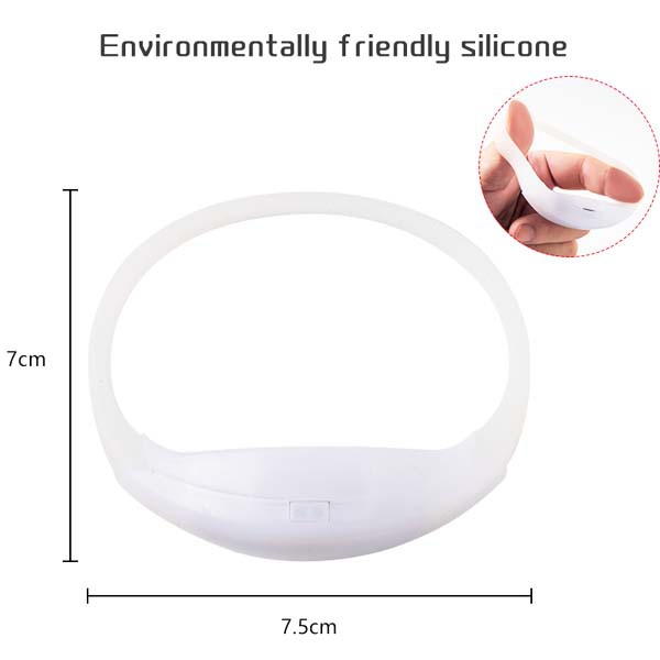 Pulsera luminosa LED de control remoto DMX personalizada, apoyo para actividades de concierto, accesorios de vítores, Bracelet LED