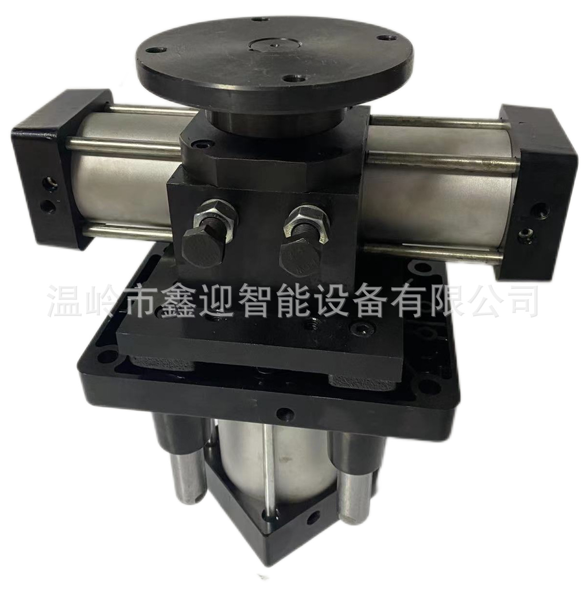 流水线工装板顶升旋转气缸