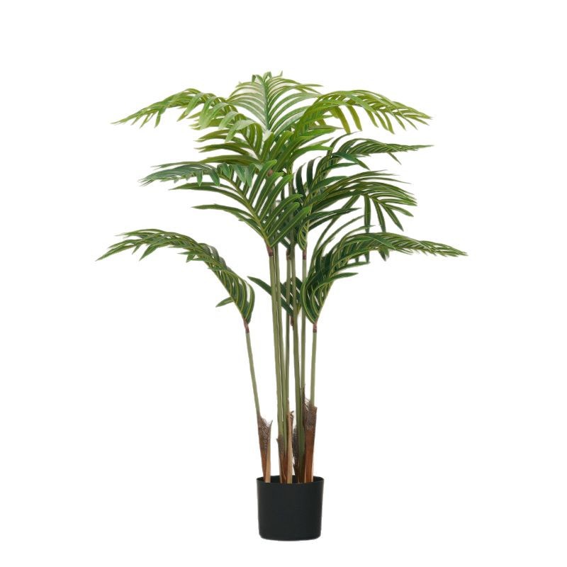 Gran planta de simulación nórdica, sala de estar de plátano para viajeros, plantas verdes falsas, plantas en macetas, ventanas para el hogar, decoración de paisajes, plantas verdes de simulación