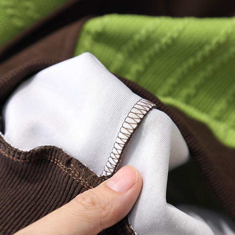 6320 Traje de otoño para niños 2025 Nuevo estilo Traje de dos piezas de suéter para niños de primavera y otoño para bebés