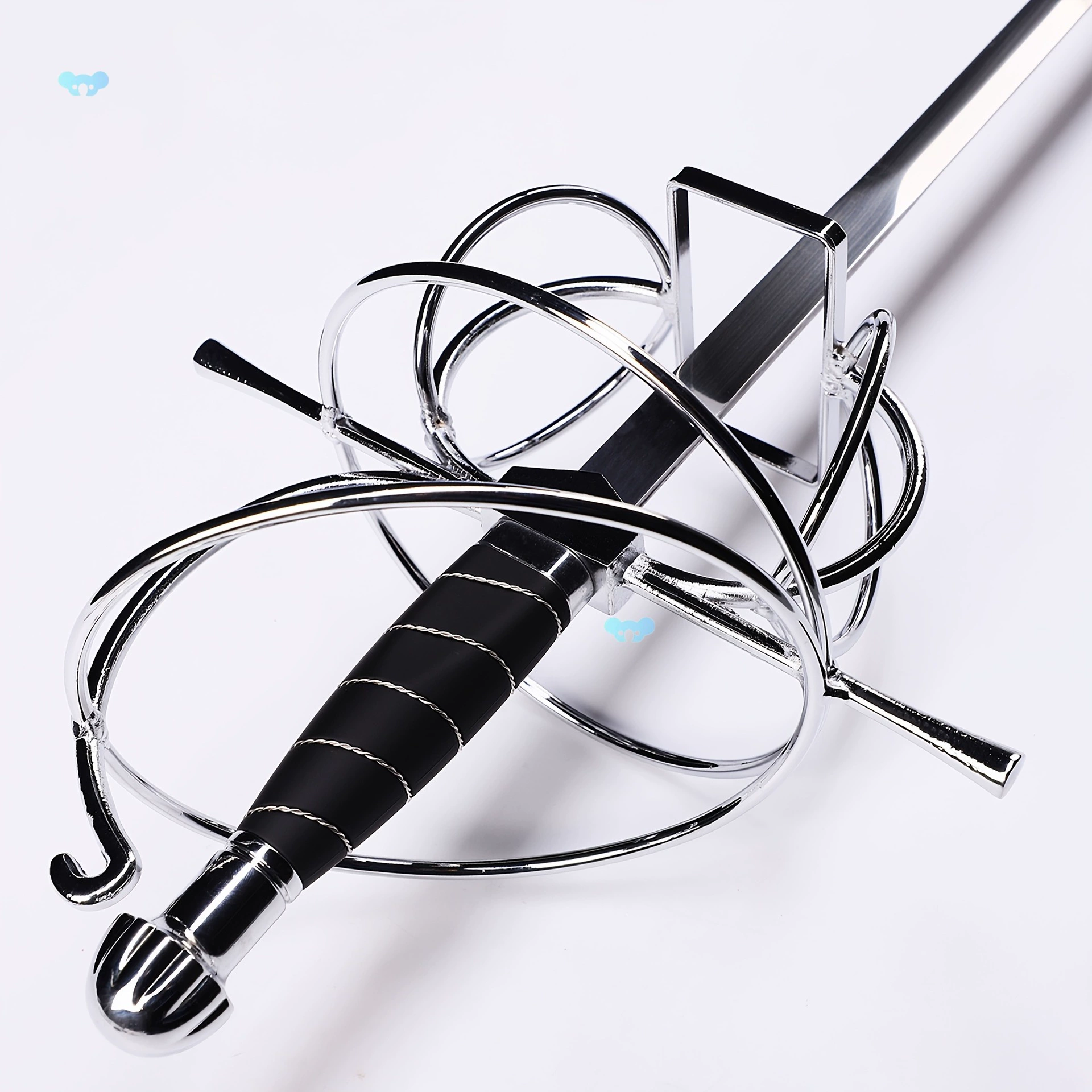 Ренессансный рапир для фехтования, испанский меч с изогнутой рукоятью, кросс-бордер