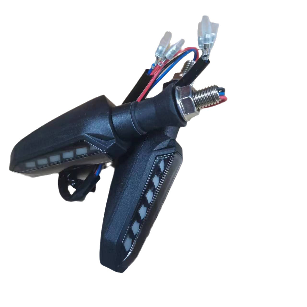 Motocicleta LED luz de giro luz de advertencia del coche eléctrico agua que fluye respirando Luz de dirección luz del coche luz de la esquina Luz de dirección