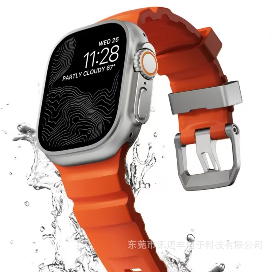 For iwatch Strap Apple Watch Strap Ultra2 Sports Men's and Women's New Titanium Strap