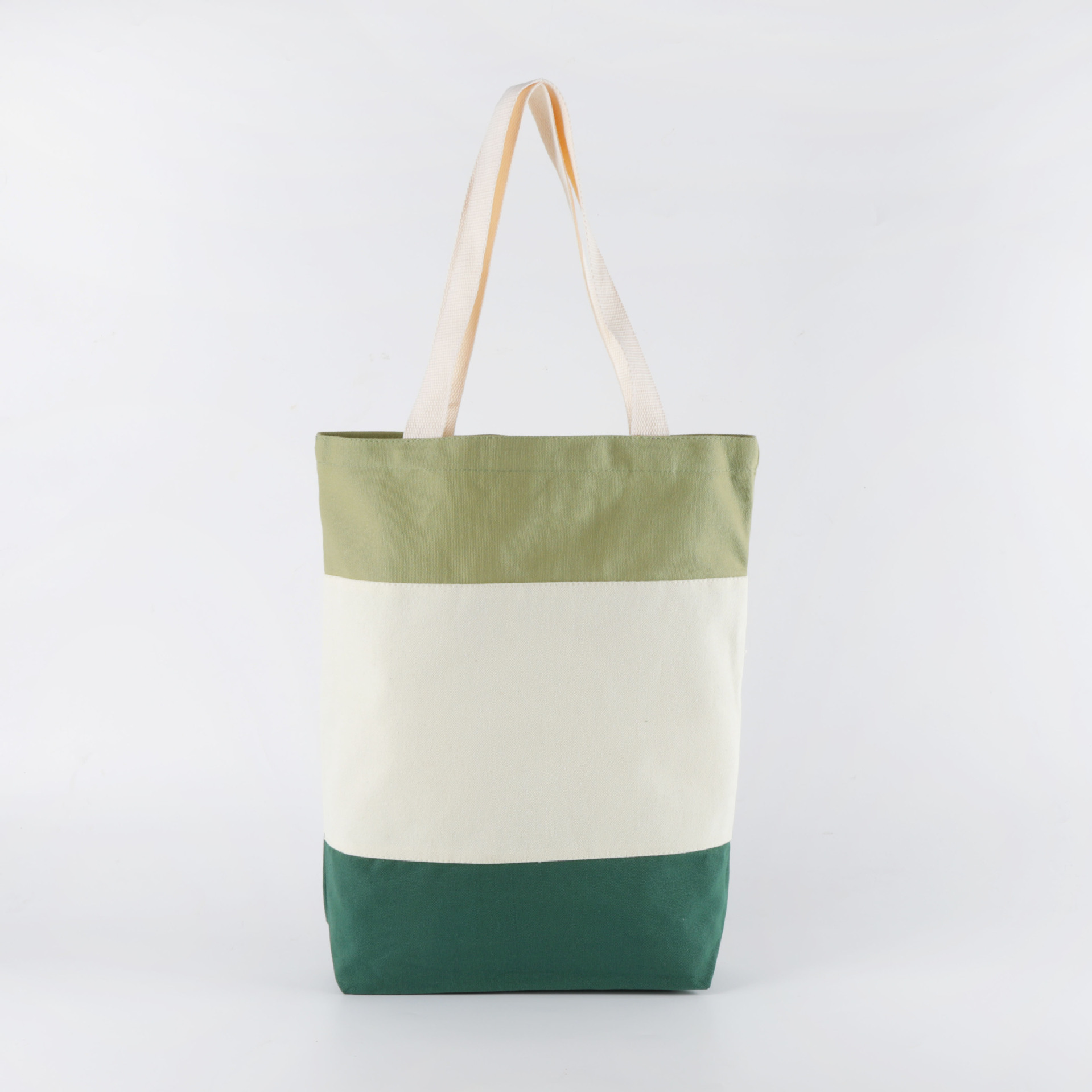 Fabricantes al por mayor bolsas de lona de algodón multicolor de costura de color estudiantes de moda de hombro bolsas de lona de mano bolsas de compras