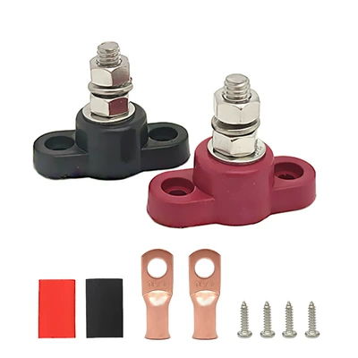 Power supply, ignition system accessories, Stud Terminal Block - 516-single-column-wire-nose-heat-shrink-tube