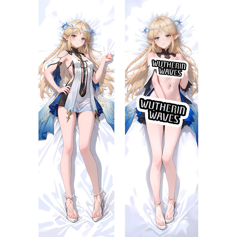 Mingchao Katisha 等身大枕 二次元アニメーションぬいぐるみベッドサイド枕カバー 8 色 3 世代 2WAY|undefined