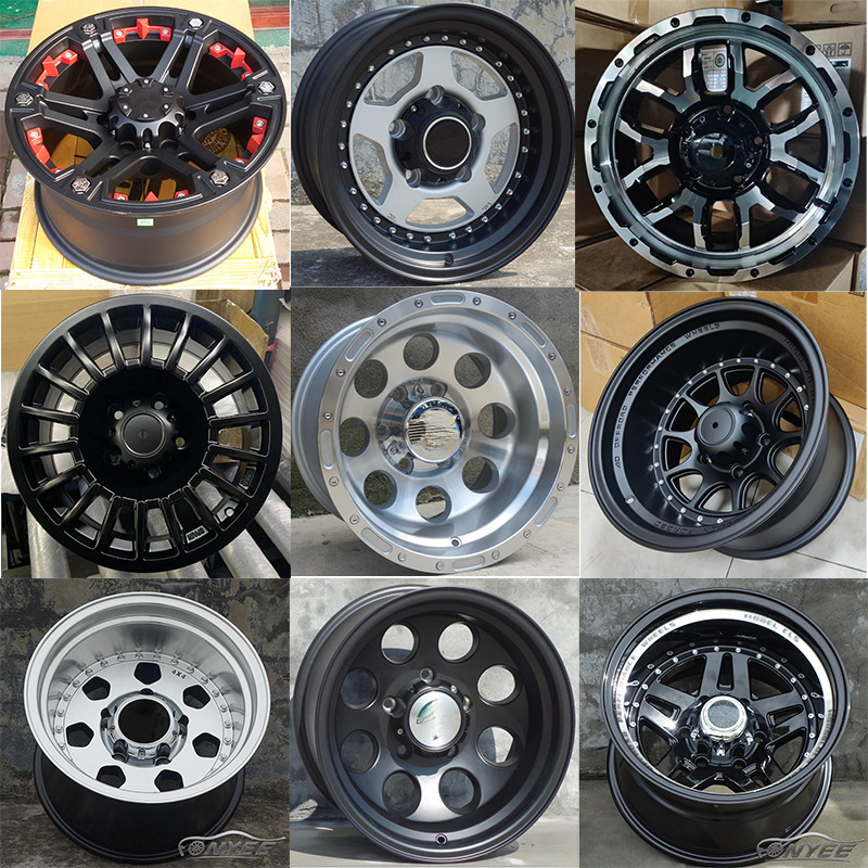 Oscuro aplicado Dodge pick-up Jimny Hub Jim negativo 1516 pulgadas Saolan Ram Cross Country Bandera de guerra