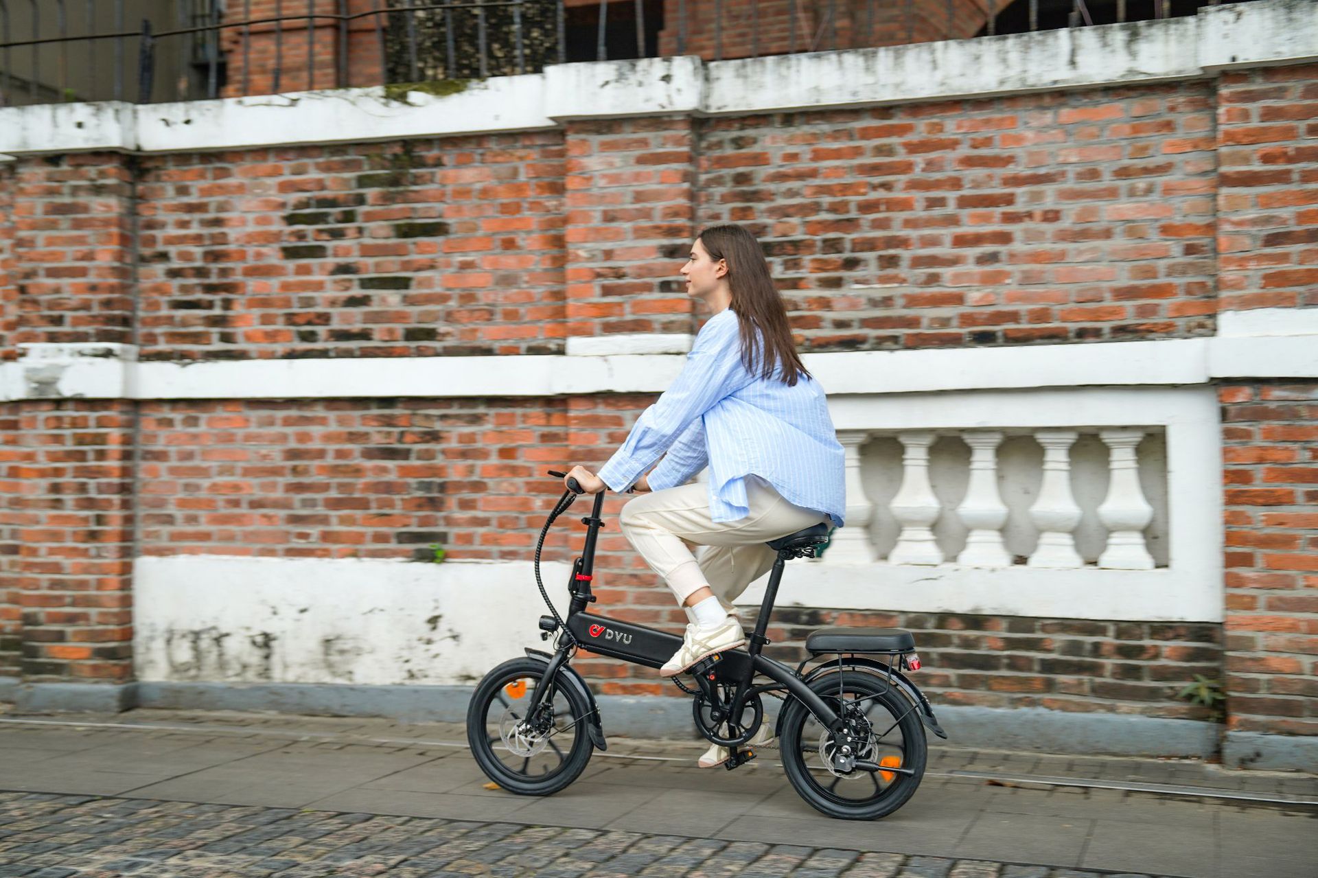 Cross-border wholesale from Dayu Factory: New lithium battery long-range folding electric assist bicycle for men and women