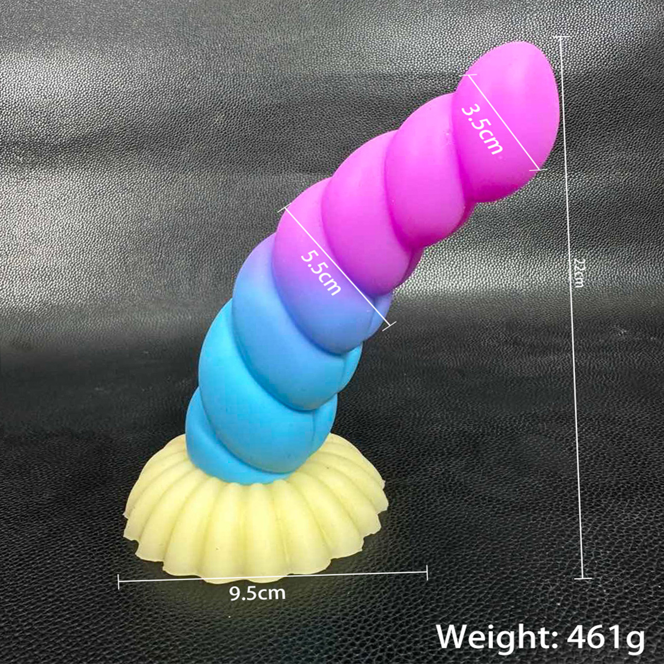Silicone Anal Plug with Fox Tail Design, Colorful Special-Shaped Adult Toy — detail image 20