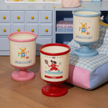 高颜值压圈垃圾桶家用大容量客厅厨房卫生间卧室办公室带盖纸篓