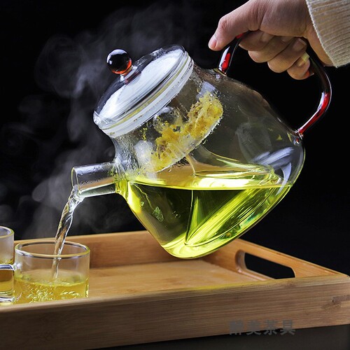 Electric ceramic stove, heat-resistant glass steaming tea kettle, steam tea kettle, black tea, Pu'er kettle, household tea kettle