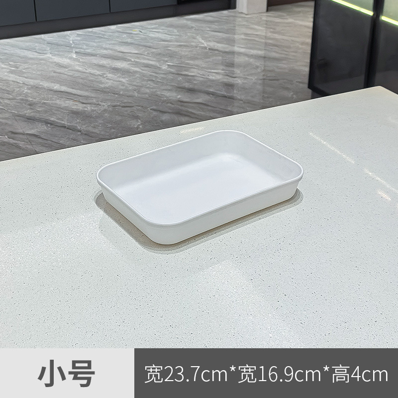 長方形のプラスチックはトレーのホテルの家庭用のお茶を深めます。|undefined