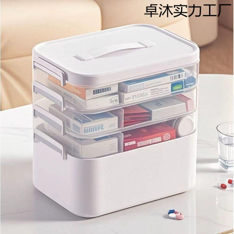Медицинская коробка, бытовая коробка для хранения лекарств, небольшая медицинская аптечка, коробка для хранения большой емкости, студенческое общежитие