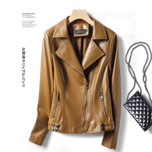 海宁真皮皮衣外套女高级感小个子2025新款爆款大码黑色短款皮夹克