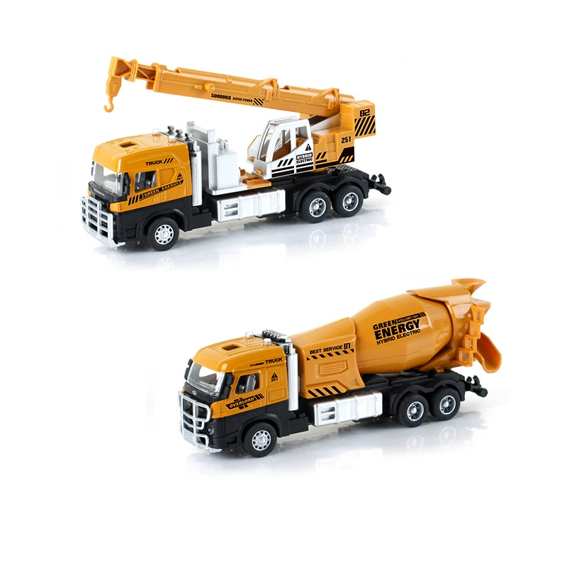 Игрушечная металлическая модель автомобиля в масштабе 1:60 для мальчиков - пожарная/инженерная машина, другой бренд