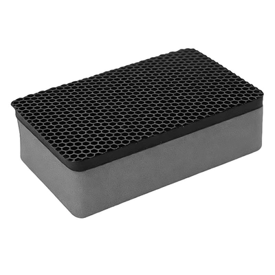 Wash Magic Mud Cloth, Volcanic Mud, Car cleaning tools - hollow-square-ground-mud-rubbed-gray
