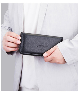 Длинный вместительный и большой бумажник, универсальная маленькая сумка клатч с молнией