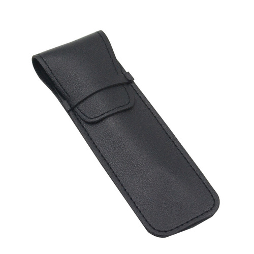 Wholesale vintage manual razor leather case PU leather manual razor protective cover convenient knife holder box