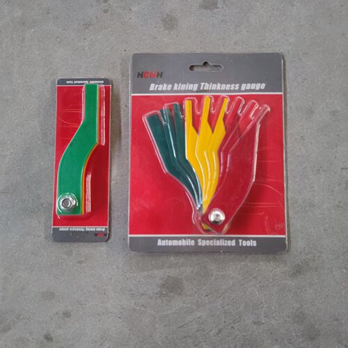 Brake pad scale Brake pad thickness gauge Brake pad measuring instrument Wear measuring instrument Brake pad feeler gauge