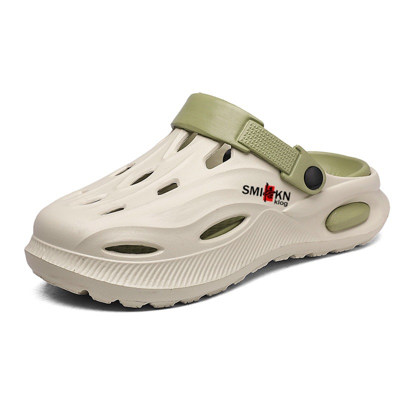 Zapatos con agujeros mujer verano hogar exterior ropa de suela gruesa pareja hombre suela gruesa hogar zapatos de playa interior