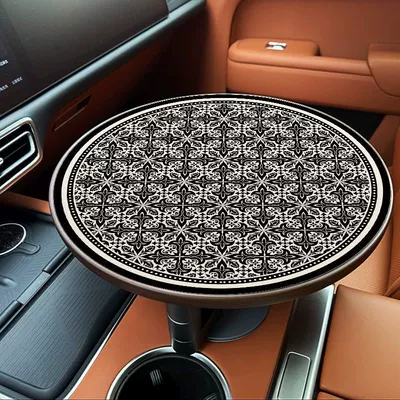 Scrubbable Car Suspended Small — Anti-slip mat - elegant-diamond-pattern-3232cm