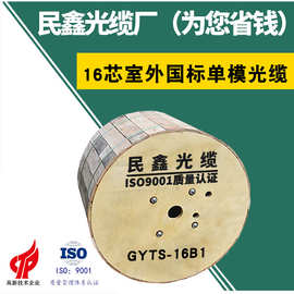 光缆厂家铠装16芯光缆GYTS-16B1 国标室外16芯单模光纤