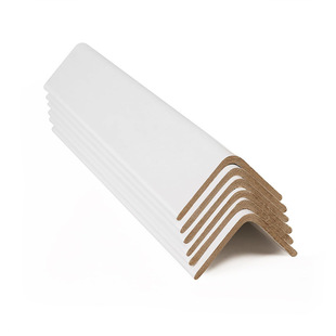 Cross-border Special Hard L-shaped Right Angle Kraft Paper White Paper Corner Protectors Logistics Tray Anti-collision Triangle Iron Package Yang Corner Edge Strip