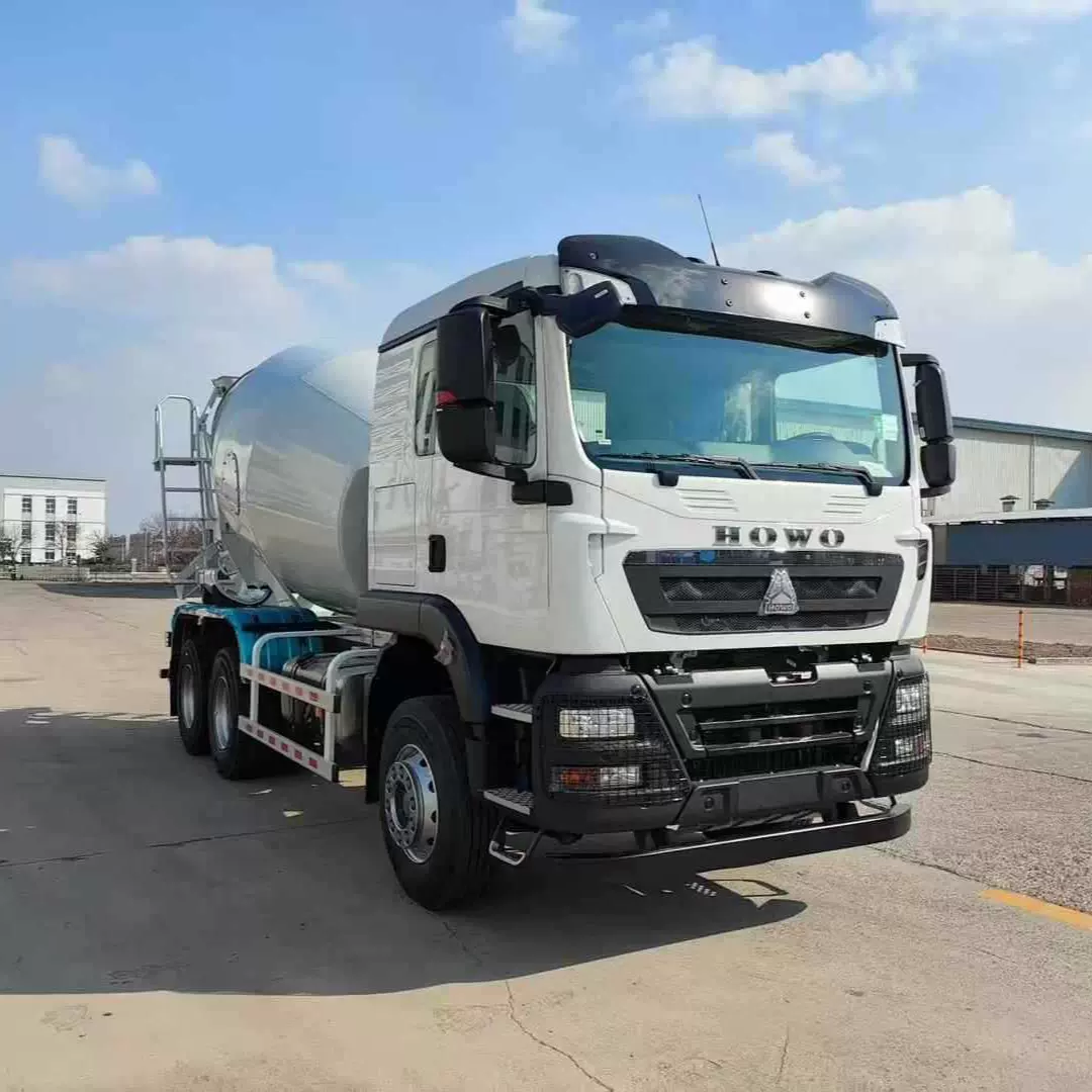 出口重汽豪沃TX欧二12立方混凝土搅拌车   豪沃12m³水泥搅拌罐车