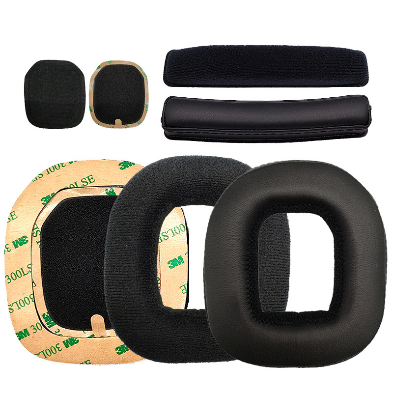 Applicable to Logitech Astro A40 A50 gen3 gen4 protein leather earphone cover earmuffs earmuffs head beam pad