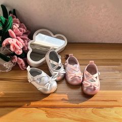 女宝宝公主鞋秋季新款婴儿鞋周岁软底学步鞋女童皮鞋小童单鞋春秋