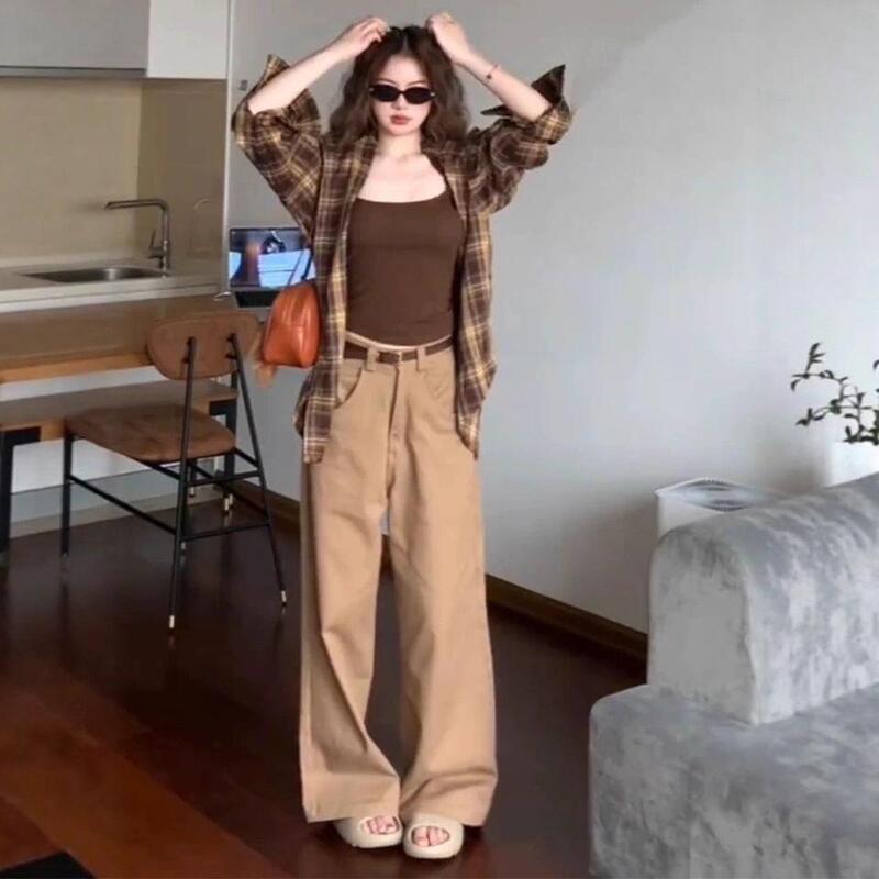 美式长袖设计感衬衫女春秋2025新款法式小众外搭叠穿宽松长袖上衣|undefined