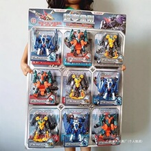 儿童变形刚金玩具男孩变形恐龙机器人学校周边游乐园吊板摆摊批发