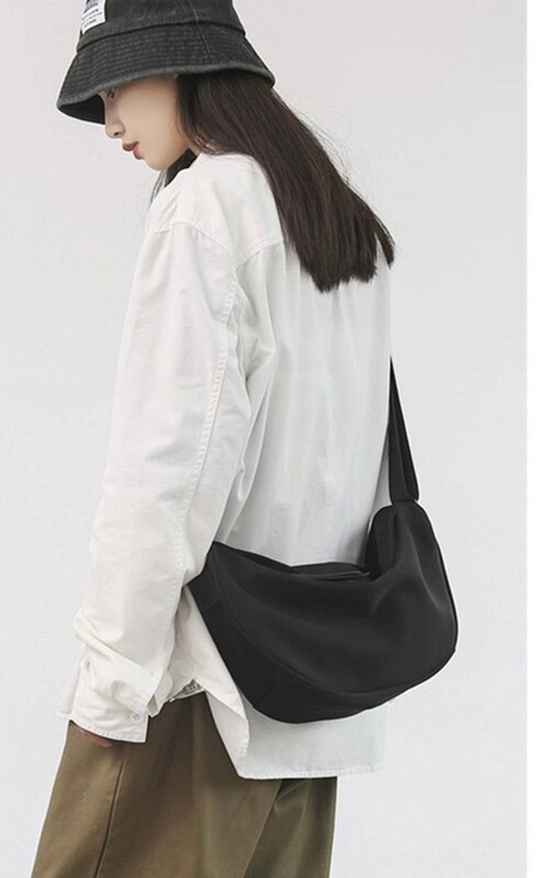Exported to Italy Zarz Dumpling Bag Solid Color Simple Shoulder Bag for Women