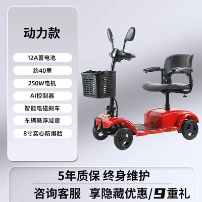 Elderly People's Mobility Scooter New Qatlanan elektrik velosipedlər - power-model12a-power-storageabout-40-miles250w